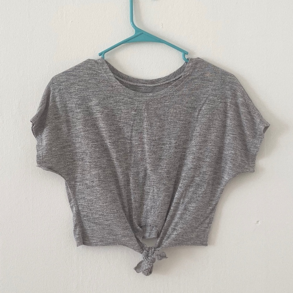 Crop top with cut out